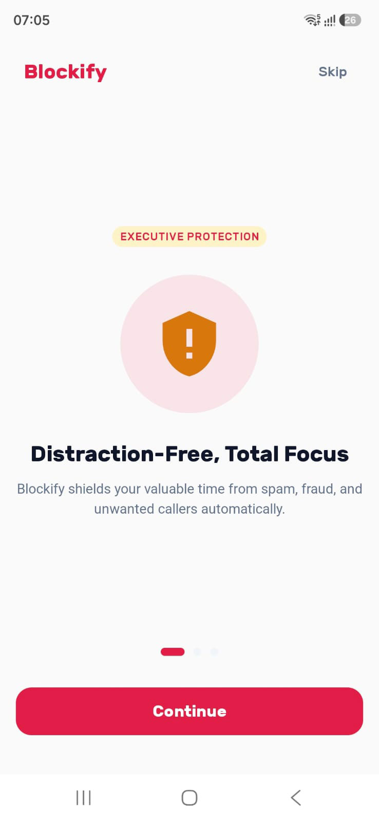 Blockify Privacy-First Onboarding